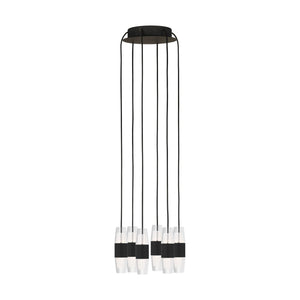 Visual Comfort Modern - SLCH38427B - LED Chandelier - Lassell - Nightshade Black