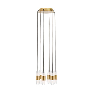 Visual Comfort Modern - SLCH38427NB - LED Chandelier - Lassell - Natural Brass