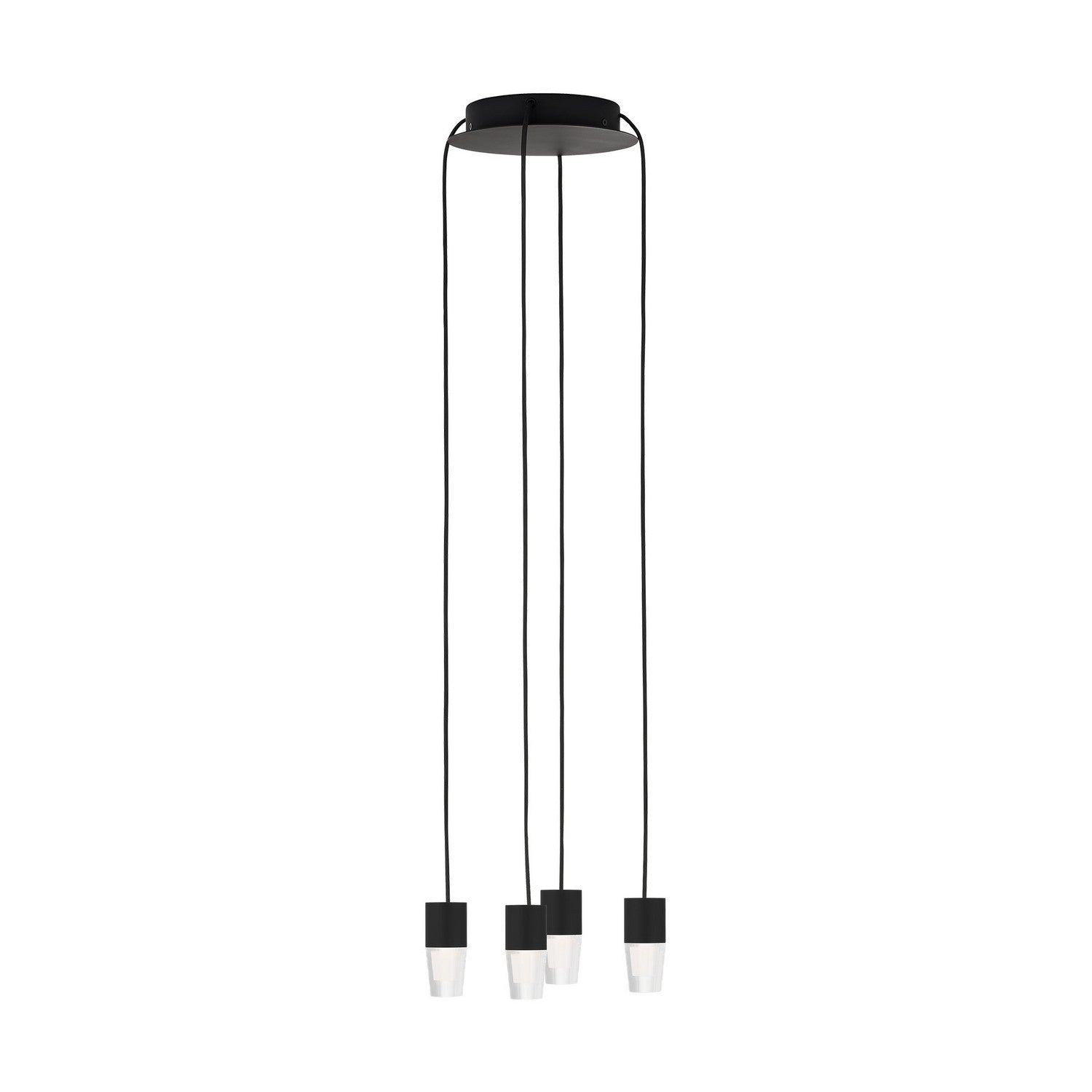 Visual Comfort Modern - SLCH39027B - LED Chandelier - Lassell - Nightshade Black