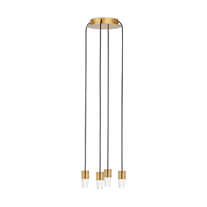 Visual Comfort Modern - SLCH39027NB - LED Chandelier - Lassell - Natural Brass