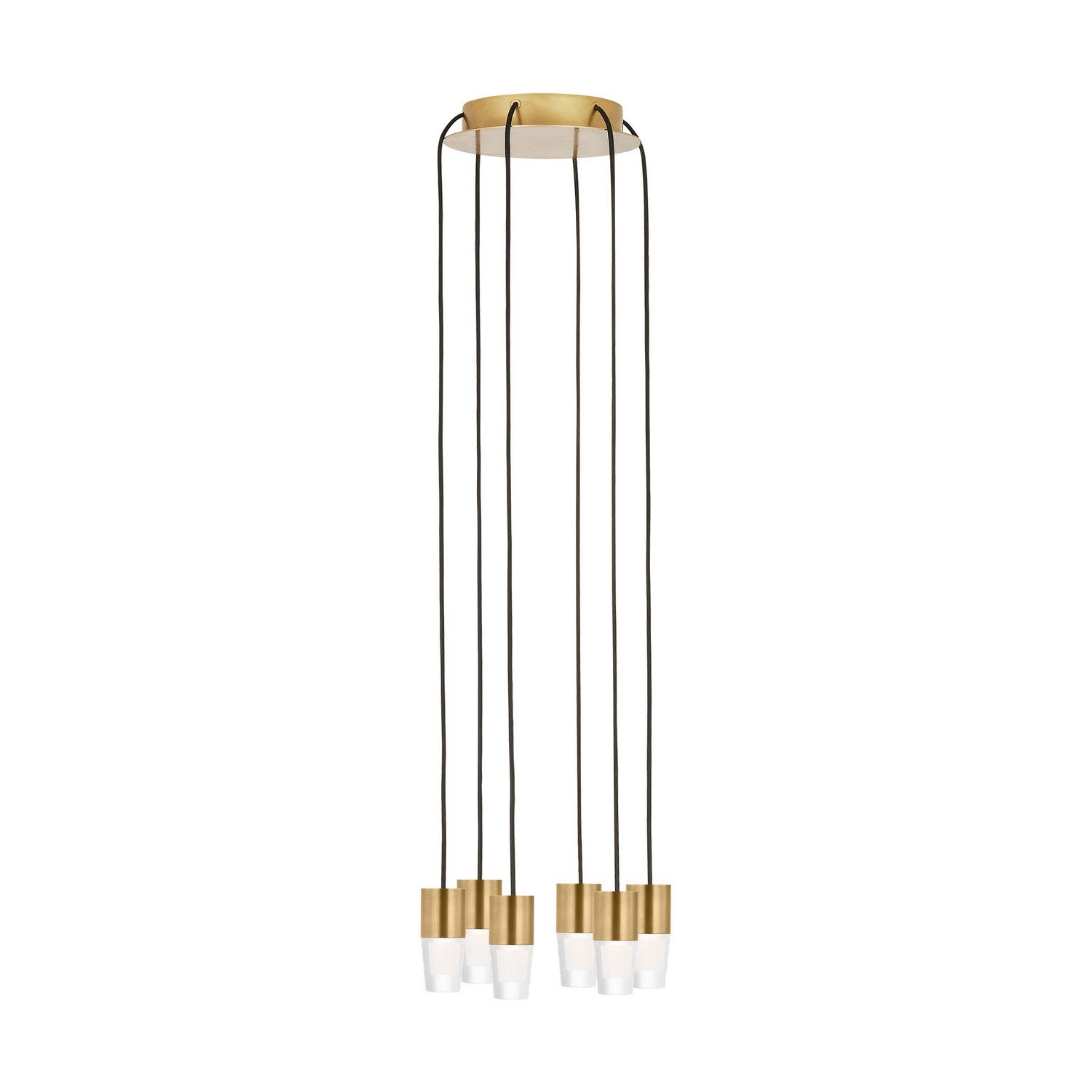 Visual Comfort Modern - SLCH39127NB - LED Chandelier - Lassell - Natural Brass