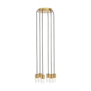 Visual Comfort Modern - SLCH39127NB - LED Chandelier - Lassell - Natural Brass