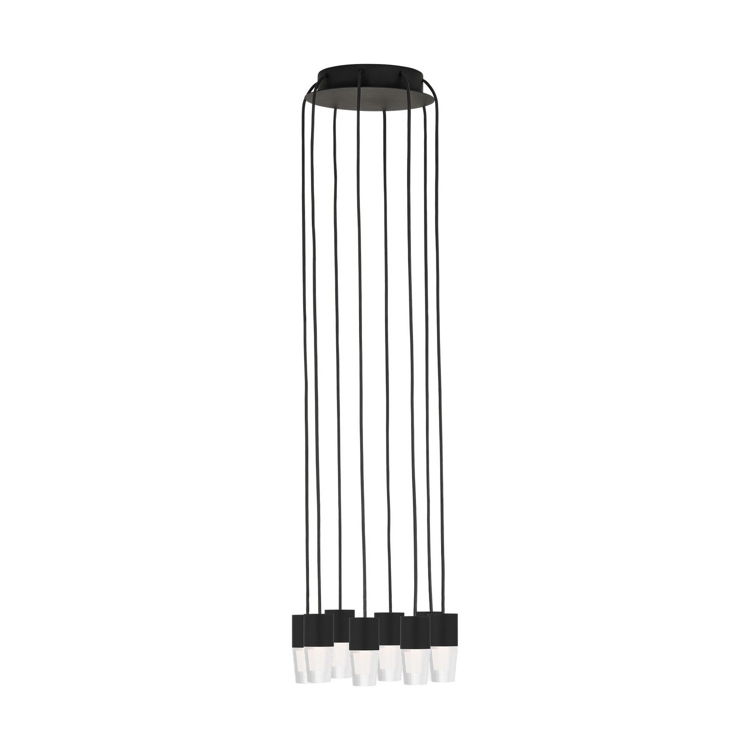 Visual Comfort Modern - SLCH39227B - LED Chandelier - Lassell - Nightshade Black