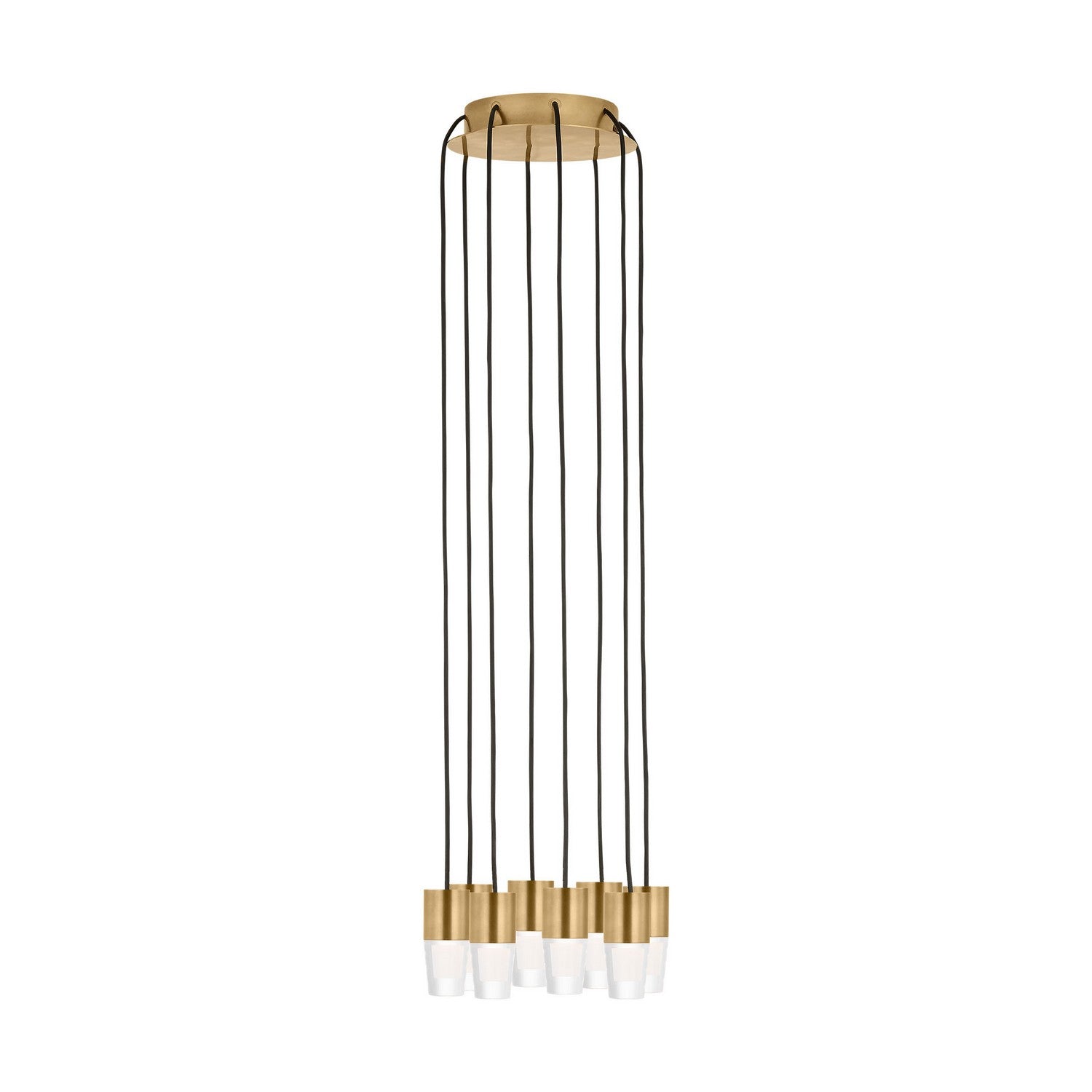 Visual Comfort Modern - SLCH39227NB - LED Chandelier - Lassell - Natural Brass