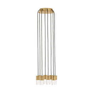 Visual Comfort Modern - SLCH39227NB - LED Chandelier - Lassell - Natural Brass