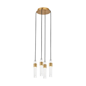 Visual Comfort Modern - SLCH39927NB - LED Chandelier - Lassell - Natural Brass