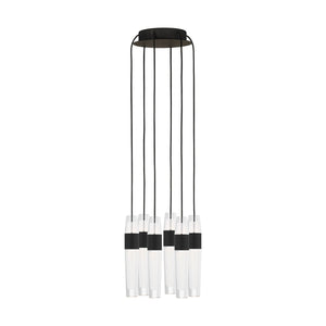 Visual Comfort Modern - SLCH40027B - LED Chandelier - Lassell - Nightshade Black