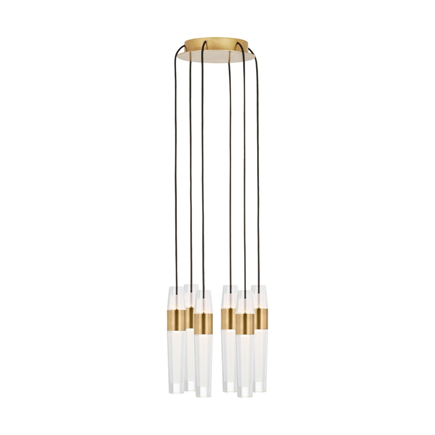 Visual Comfort Modern - SLCH40027NB - LED Chandelier - Lassell - Natural Brass