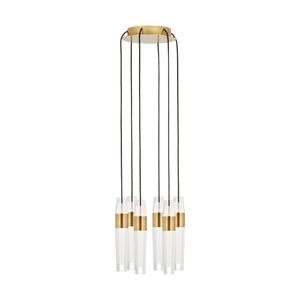 Visual Comfort Modern - SLCH40027NB - LED Chandelier - Lassell - Natural Brass