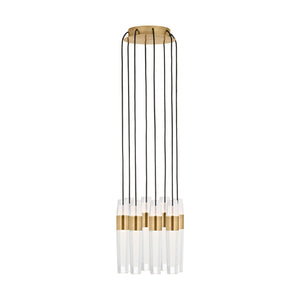 Visual Comfort Modern - SLCH40127NB - LED Chandelier - Lassell - Natural Brass