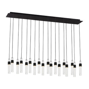 Visual Comfort Modern - SLCH40227B - LED Chandelier - Lassell - Nightshade Black