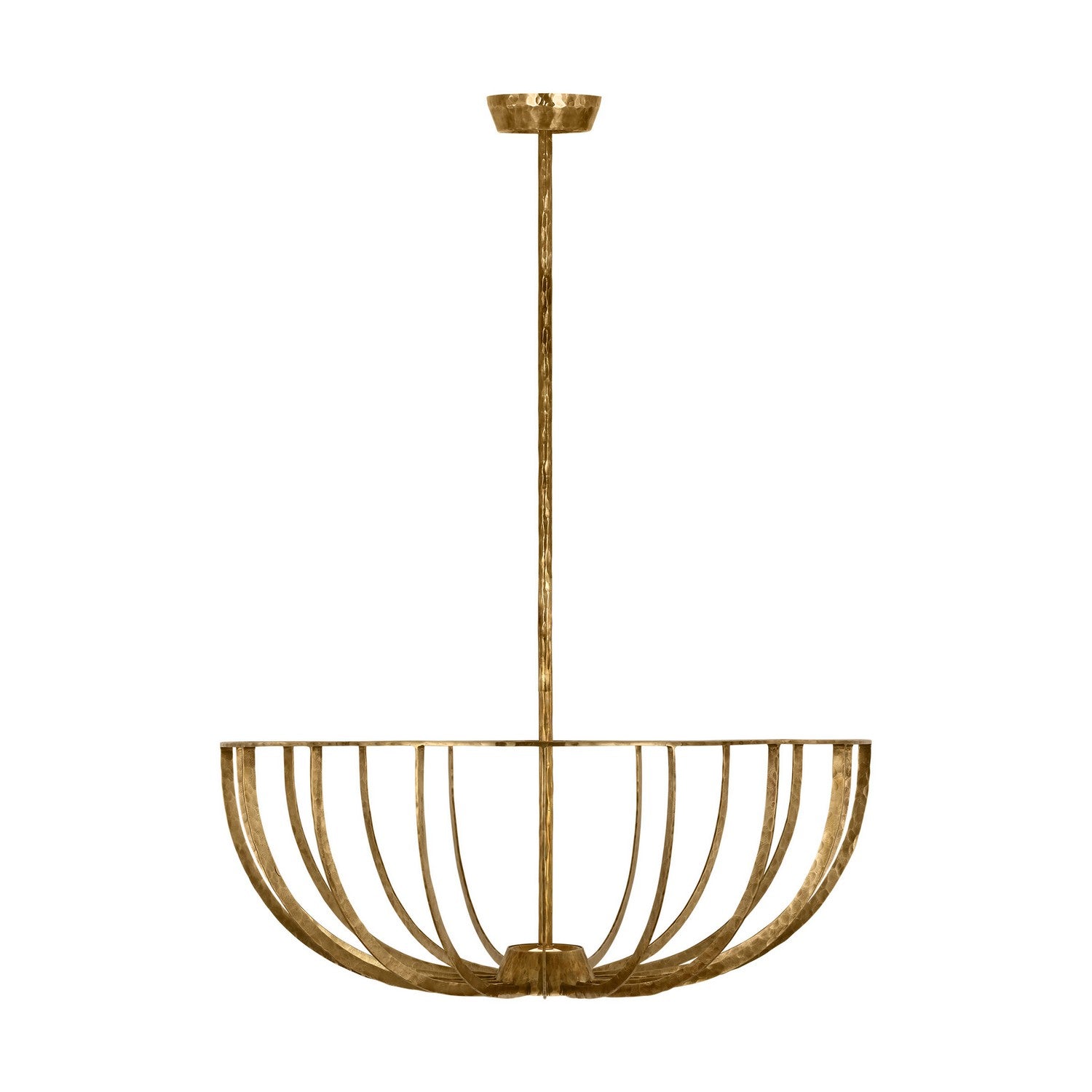 Visual Comfort Modern - SLFM33327PAB - LED Semi Flush Mount - Sanchi - Polished Antique Brass