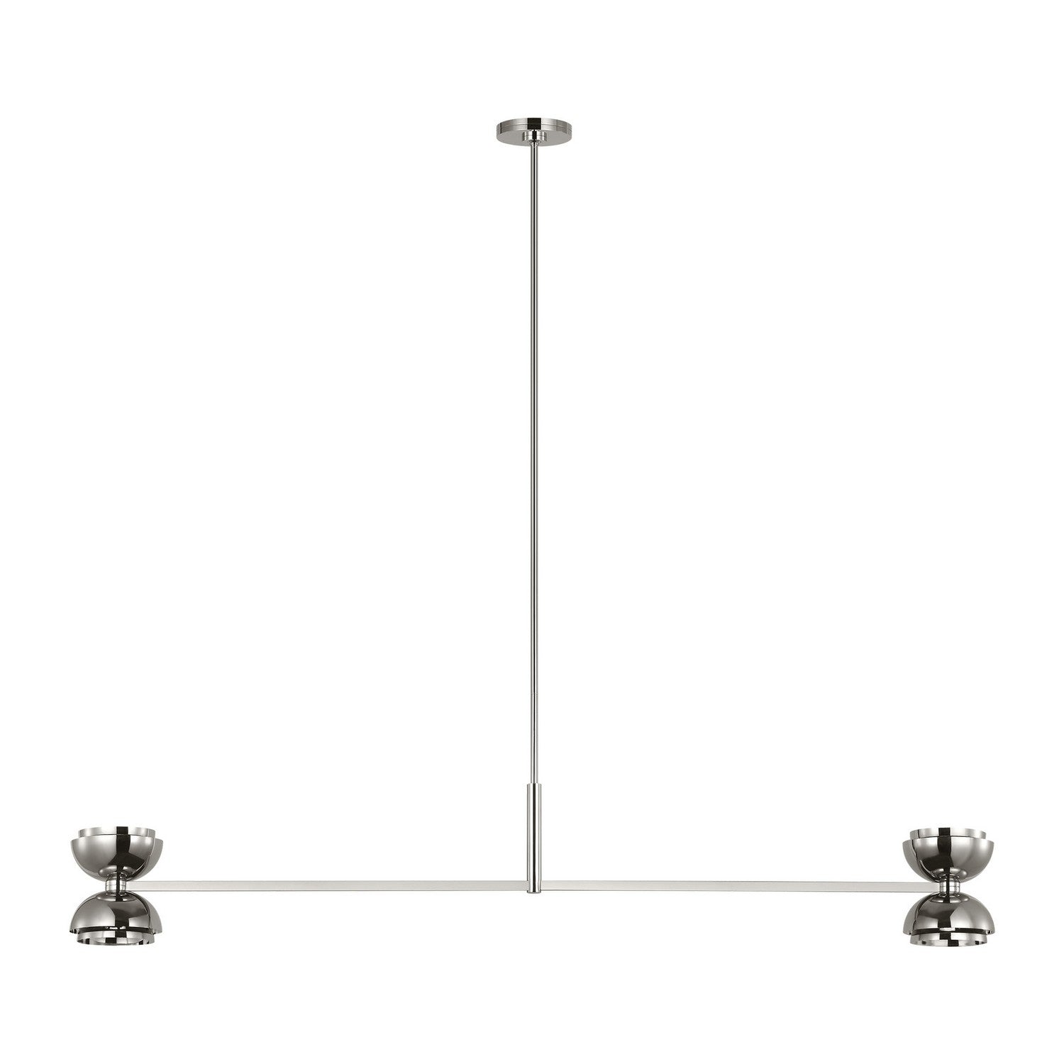 Visual Comfort Modern - SLLS31927N - LED Linear Chandelier - Shanti - Polished Nickel