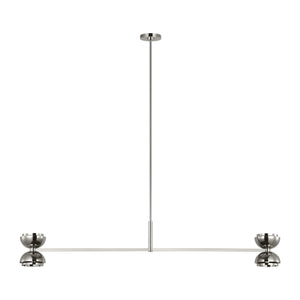 Visual Comfort Modern - SLLS31927N - LED Linear Chandelier - Shanti - Polished Nickel