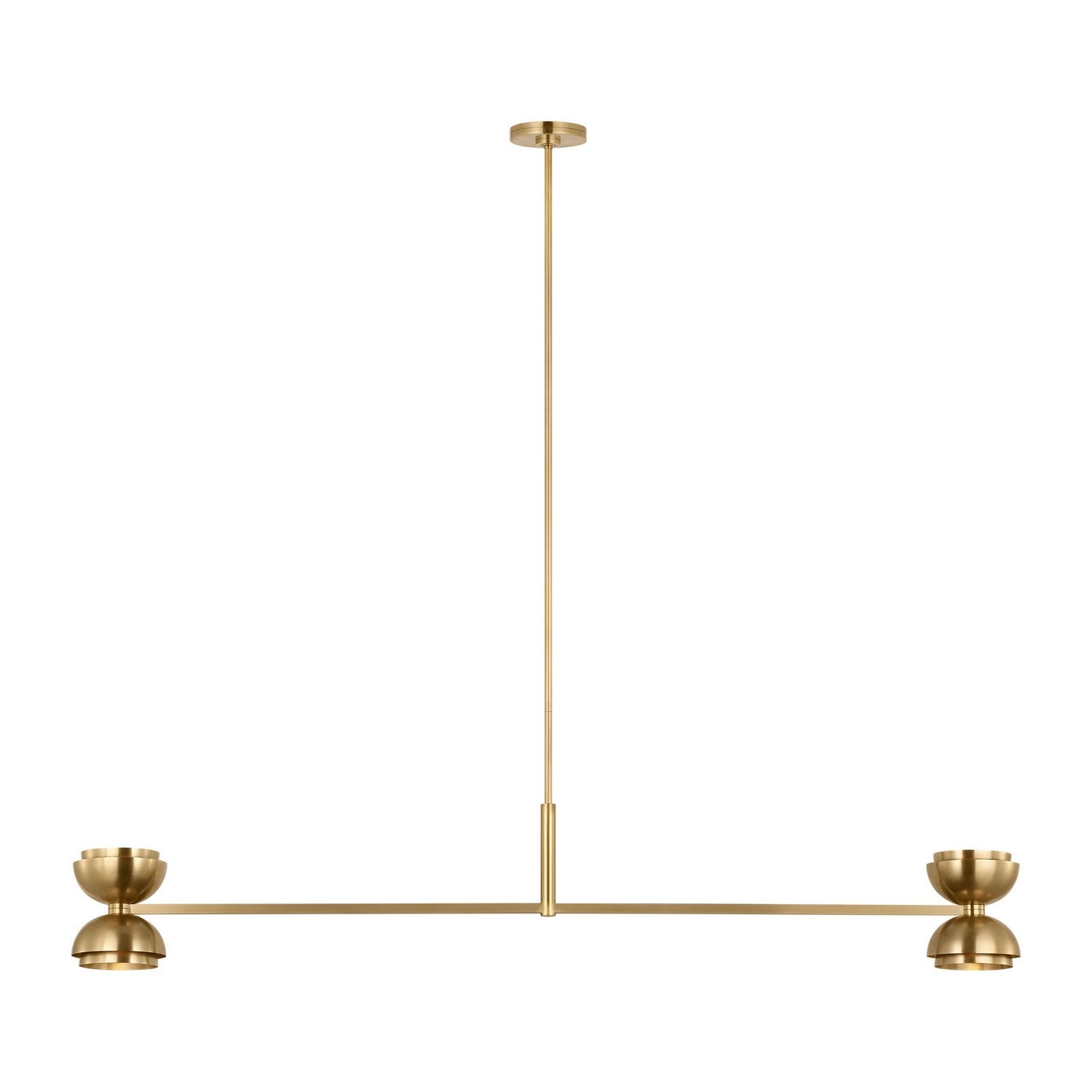 Visual Comfort Modern - SLLS31927NB - LED Linear Chandelier - Shanti - Natural Brass