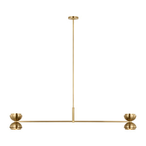 Visual Comfort Modern - SLLS31927NB - LED Linear Chandelier - Shanti - Natural Brass