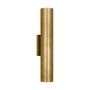 Visual Comfort Modern - SLOWS29027NB - LED Outdoor Wall Mount - Pressa - Natural Brass