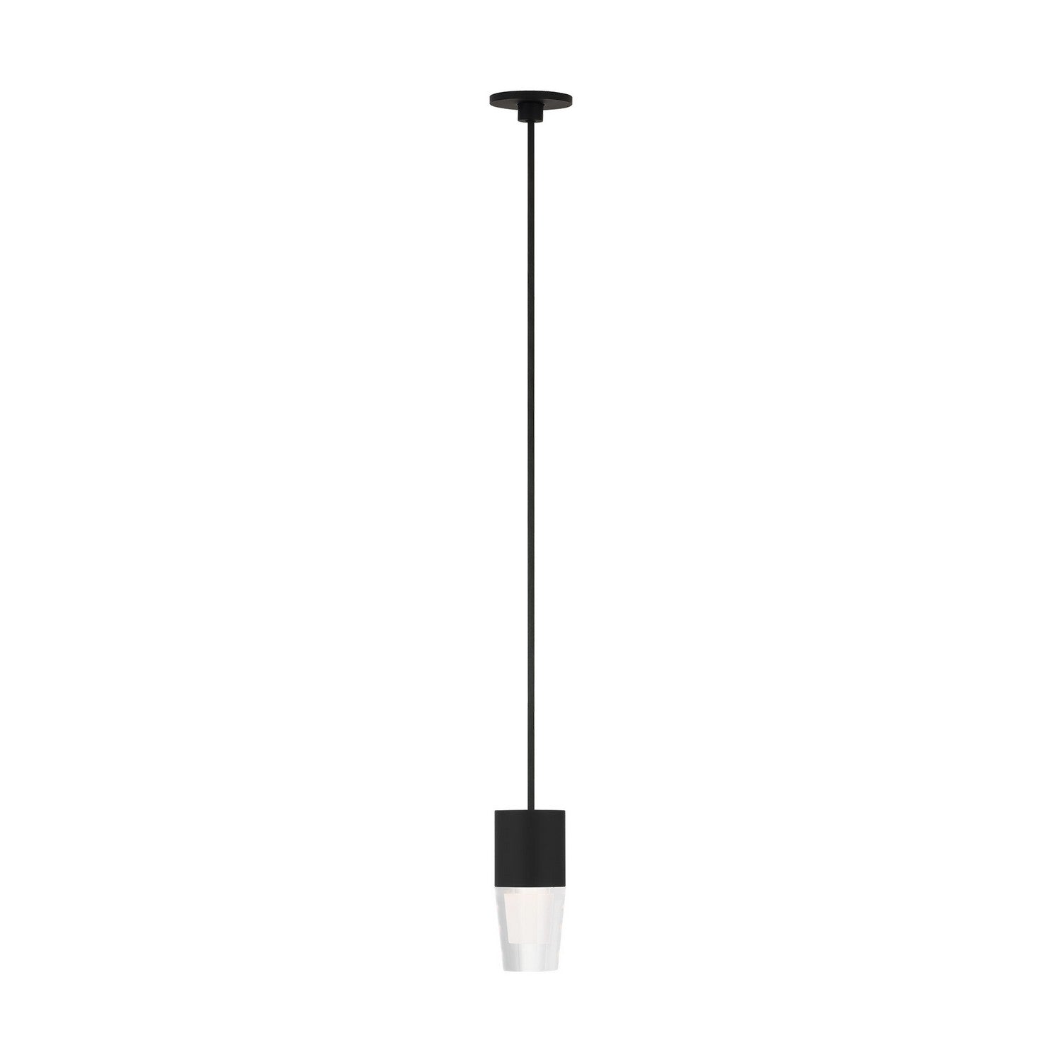 Visual Comfort Modern - SLPD38927B - LED Pendant - Lassell - Nightshade Black