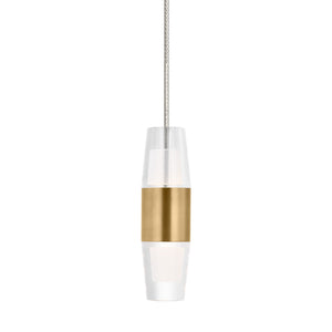 Visual Comfort Modern - SLPD395MO27NB - LED Pendant - Lassell - Natural Brass