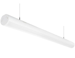 Westgate - SCLR-4FT-40W-40K-D - Architectural Cyl. Suspended Light - White