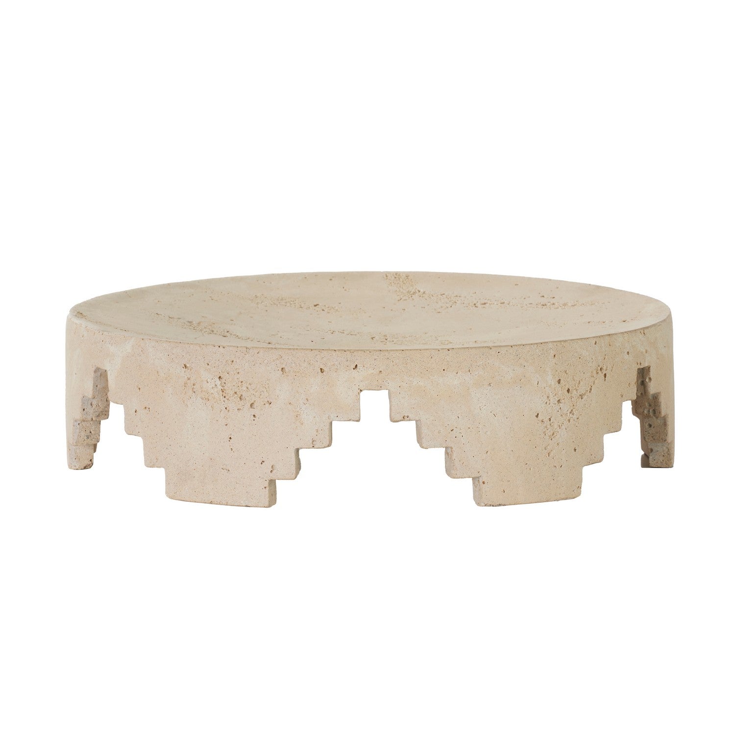 Arteriors - ATC07 - Centerpiece - Cornwall - Faux Travertine