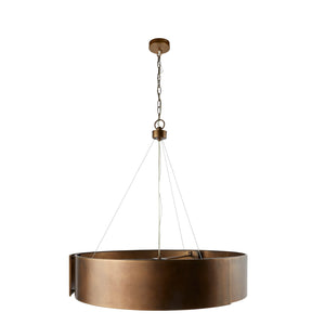 Arteriors - DMC25 - Five Light Chandelier - Dante - Antique Brass/Frosted