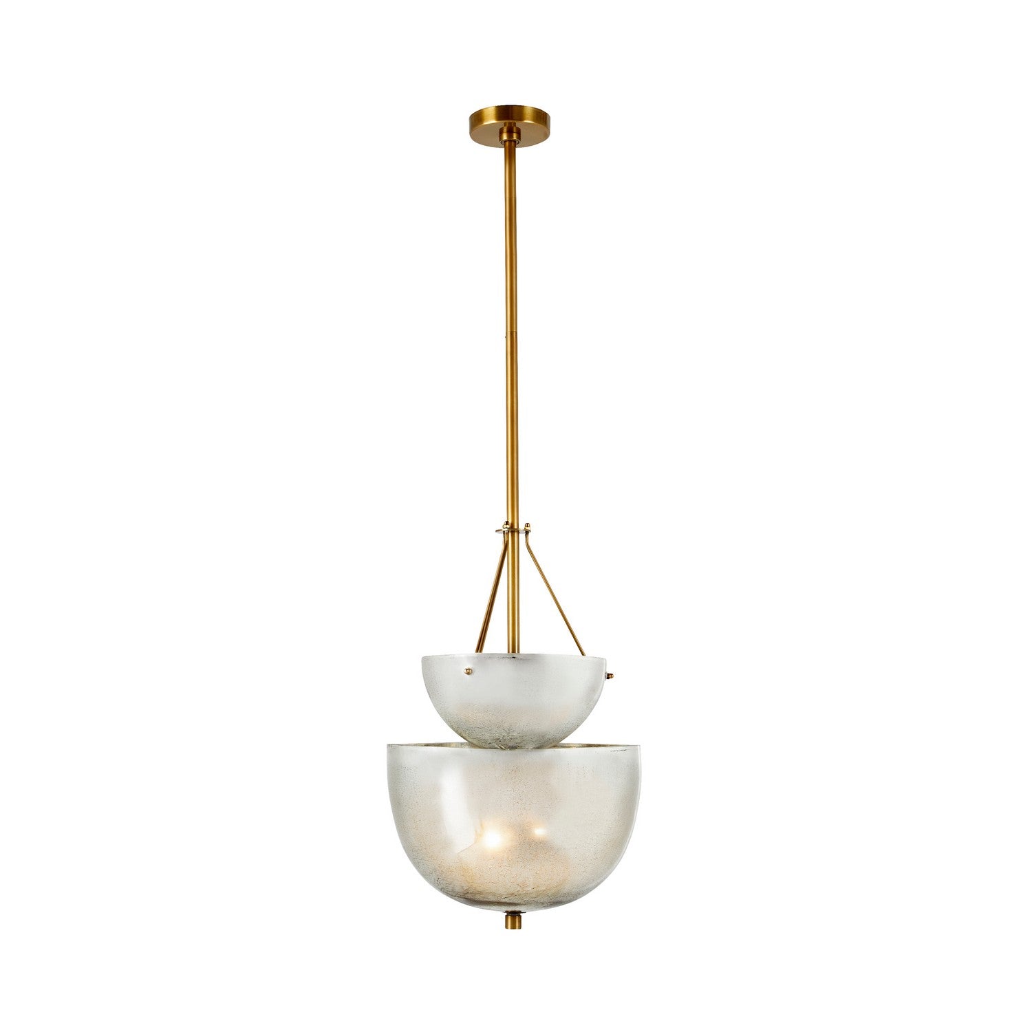 Arteriors - DPI07 - Four Light Chandelier - Colleen - Antique Mercury/Antique Brass