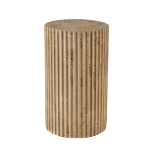 Arteriors - FAC03 - Accent Table - Carmello - Chai Travertine