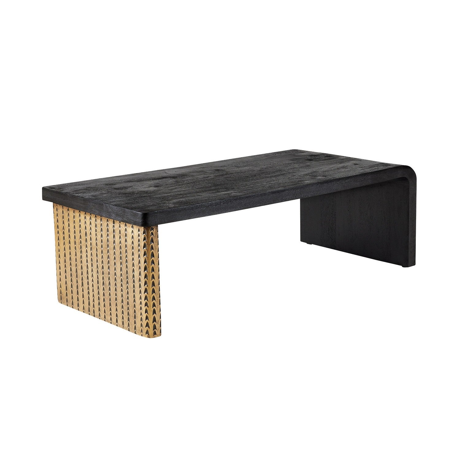 Arteriors - FCI18 - Cocktail Table - Cunningham - Ebony/Antique Brass