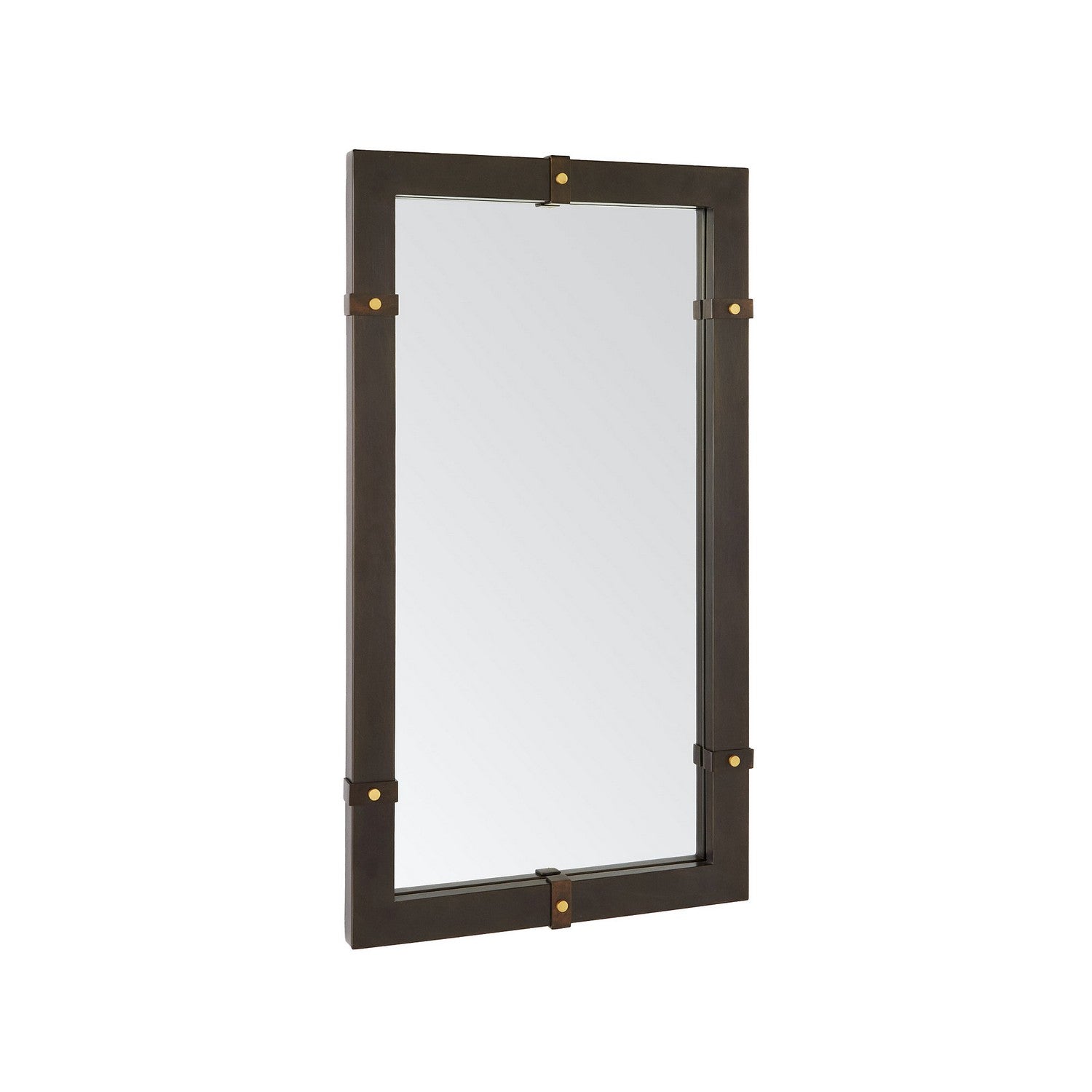 Arteriors - WMC02 - Mirror - Cambridge - English Bronze/Antique Brass/Plain