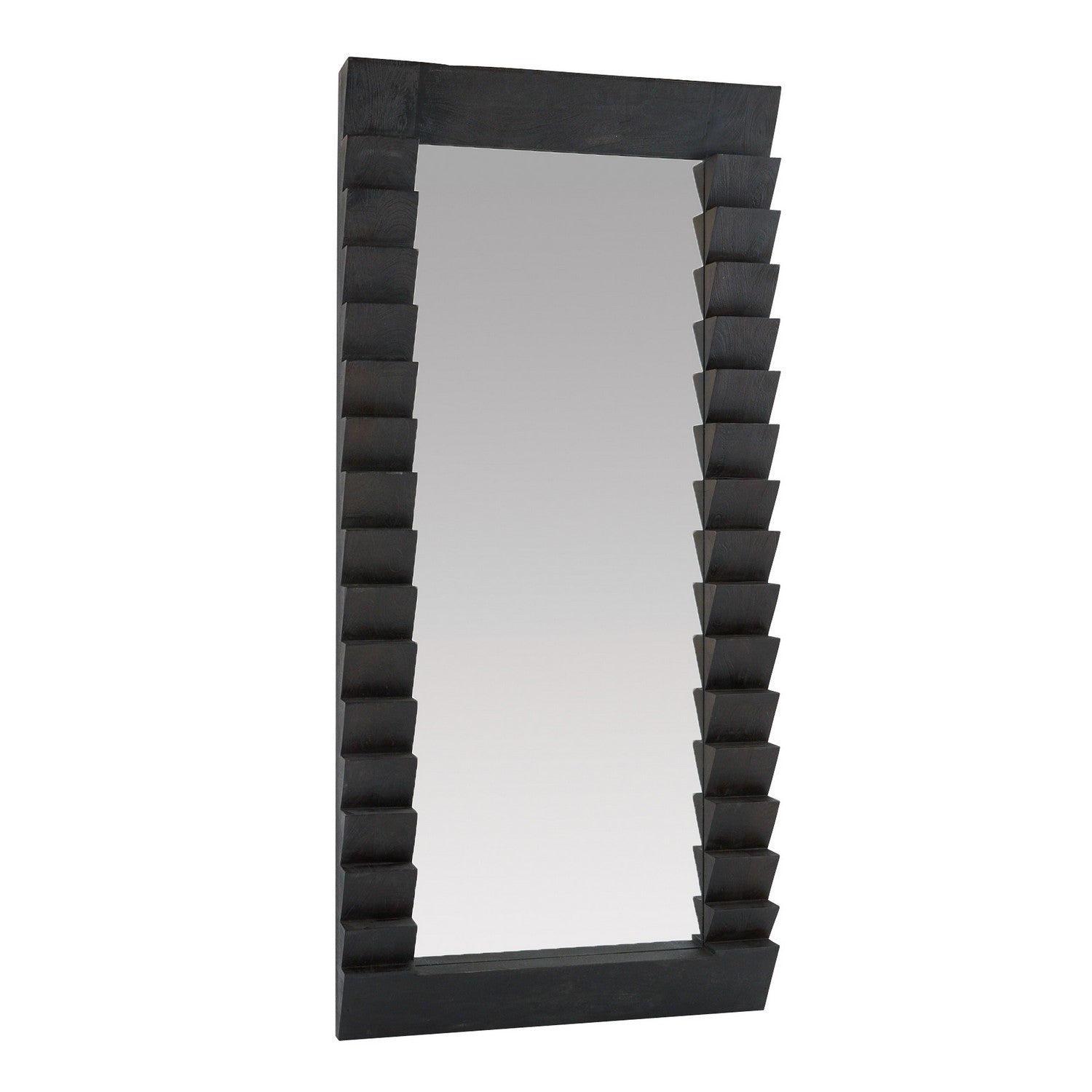 Arteriors - WMI38 - Floor Mirror - Elkins - Ebony/Plain