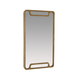 Arteriors - WMI49 - Mirror - Dodger - Vintage Brass/Plain