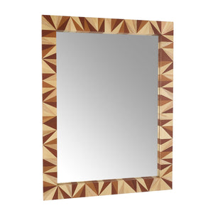 Arteriors - WMS04 - Mirror - Calico - Blonde Straw Marquetry/Plain