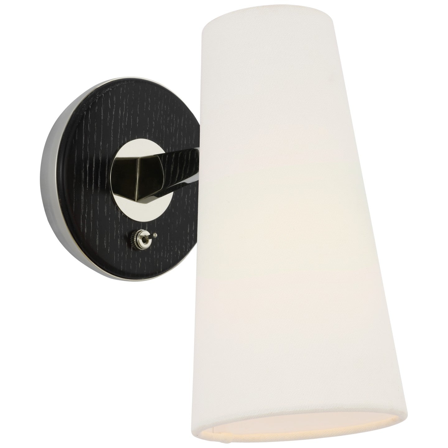 Visual Comfort Signature - ARN 2345PN/EB-L - LED Wall Sconce - Olina - Polished Nickel and Ebony