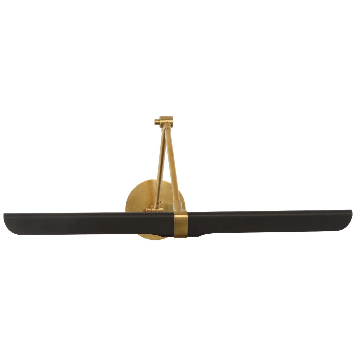 Visual Comfort Signature - ARN 2354HAB/BLK - LED Wall Sconce - Issa - Hand-Rubbed Antique Brass and Black