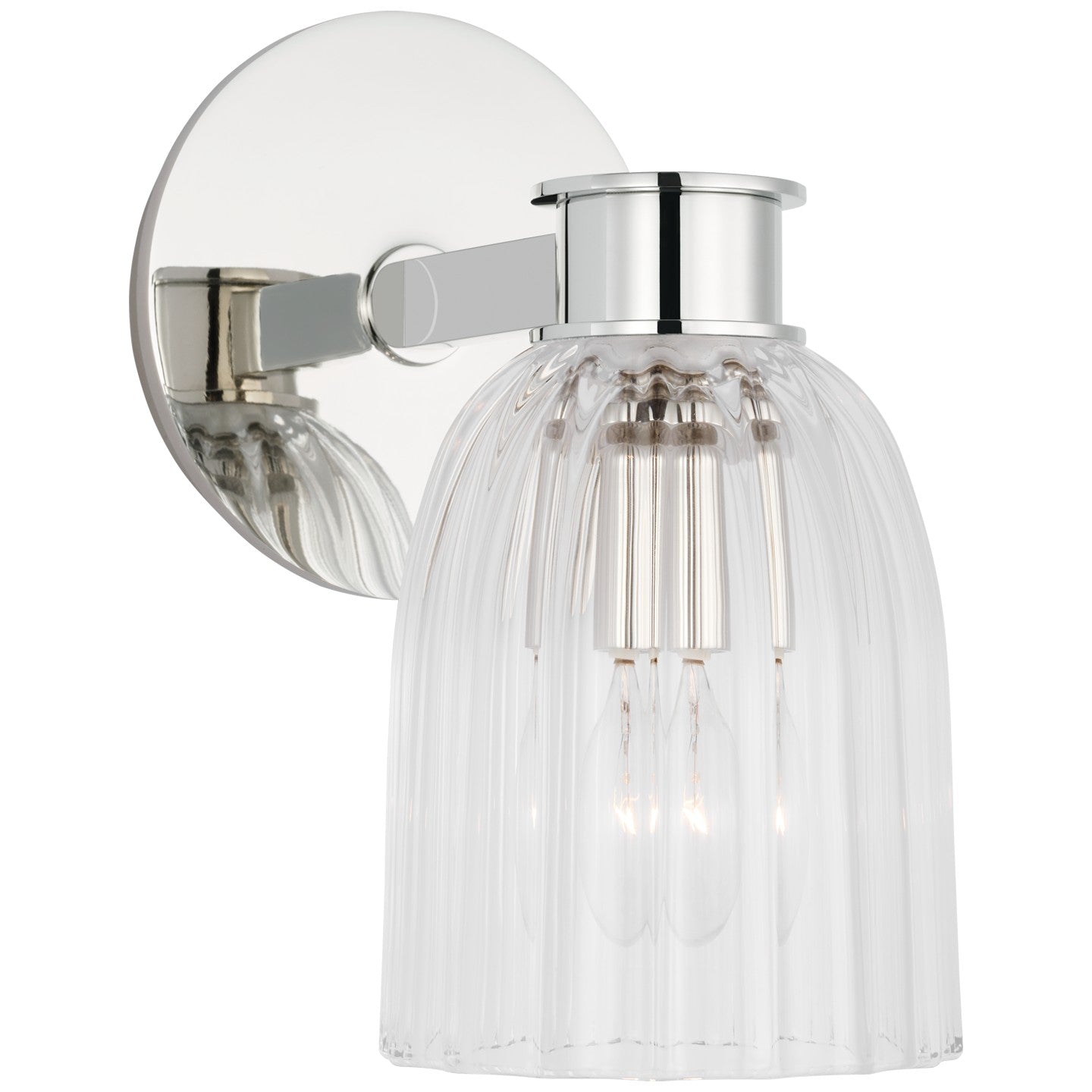 Visual Comfort Signature - ARN 2501PN-CG - LED Wall Sconce - Asalea - Polished Nickel