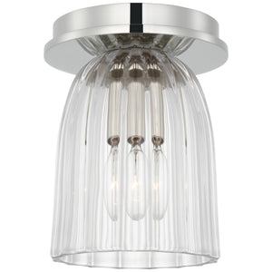 Visual Comfort Signature - ARN 4500PN-CG - LED Flush Mount - Asalea - Polished Nickel