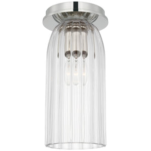 Visual Comfort Signature - ARN 4501PN-CG - LED Flush Mount - Asalea - Polished Nickel