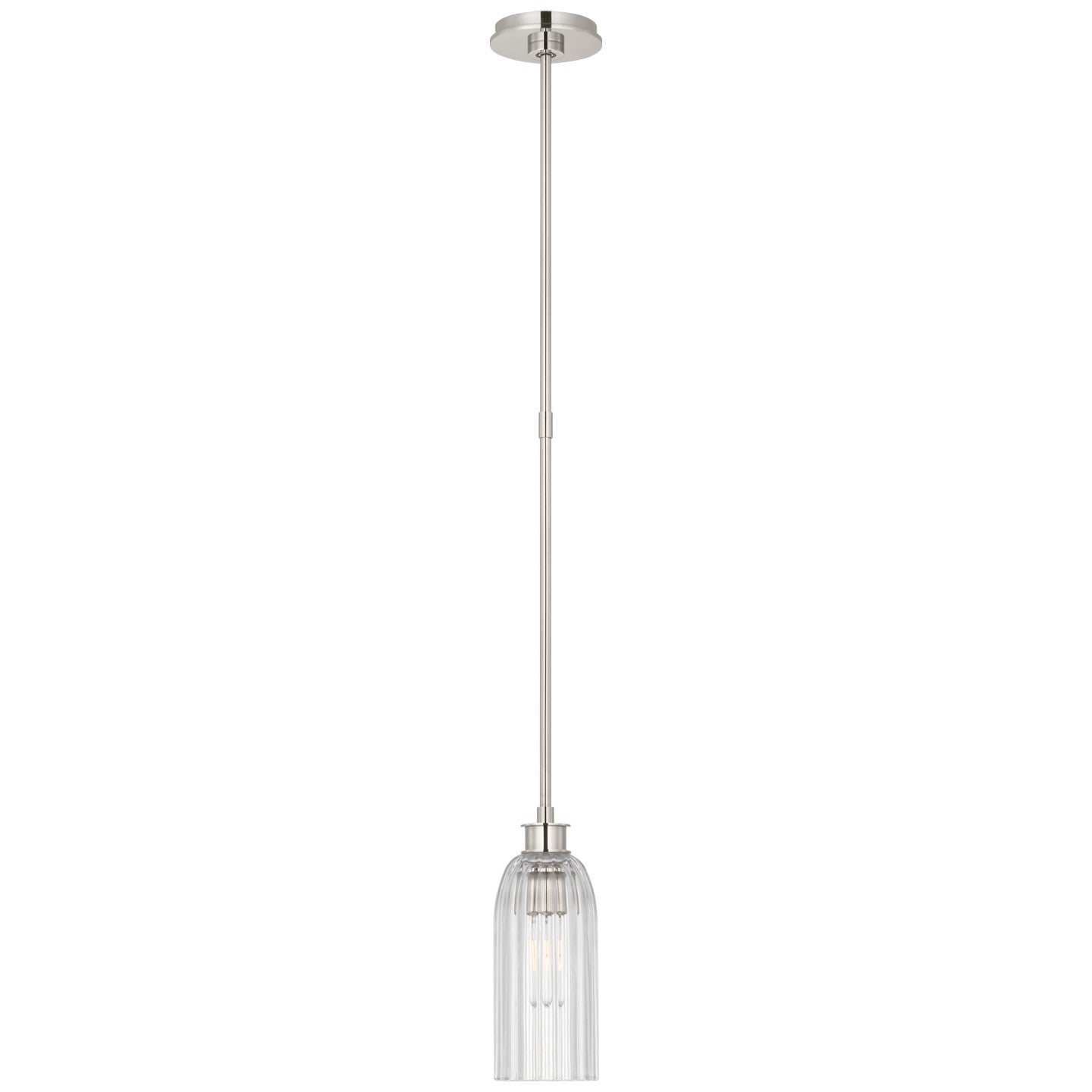 Visual Comfort Signature - ARN 5505PN-CG - LED Pendant - Asalea - Polished Nickel