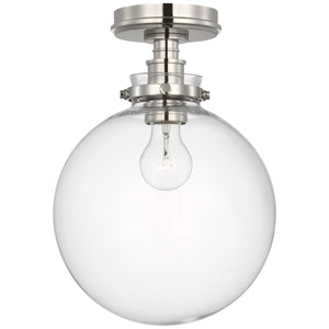 Visual Comfort Signature - CHC 4526PN-CG - LED Flush Mount - Parkington - Polished Nickel