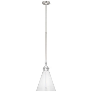 Visual Comfort Signature - CHC 5530PN-CG - LED Pendant - Parkington - Polished Nickel
