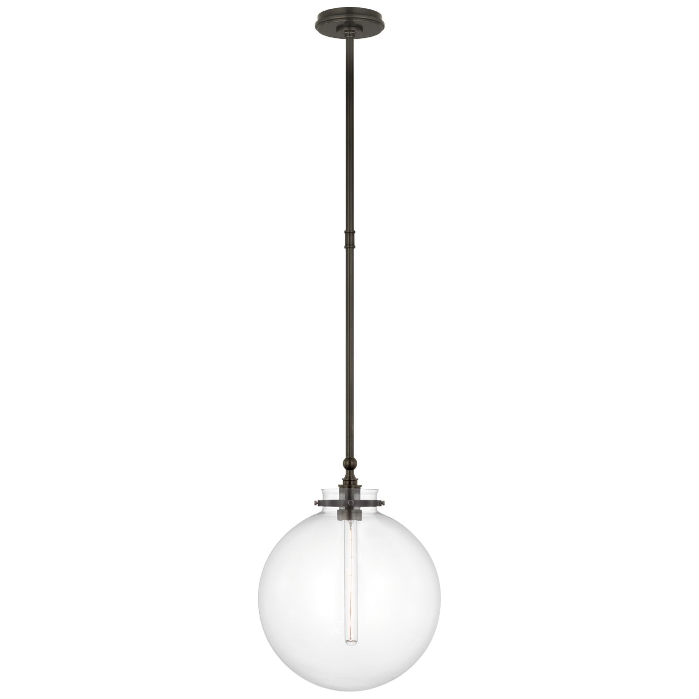 Visual Comfort Signature - CHC 5542BZ-CG - LED Pendant - Parkington - Bronze
