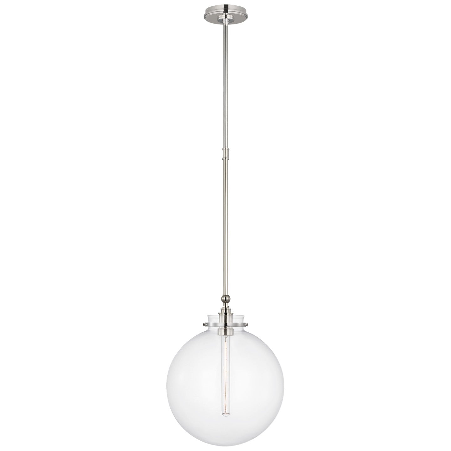 Visual Comfort Signature - CHC 5542PN-CG - LED Pendant - Parkington - Polished Nickel