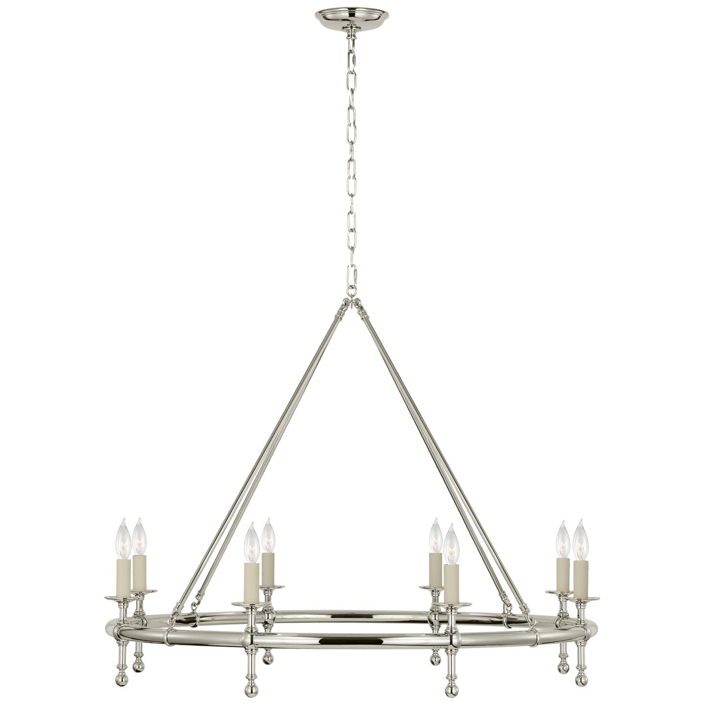 Visual Comfort Signature - CHC 5819PN - LED Chandelier - Classic - Polished Nickel