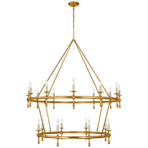 Visual Comfort Signature - CHC 5825AB - LED Chandelier - Classic - Antique-Burnished Brass