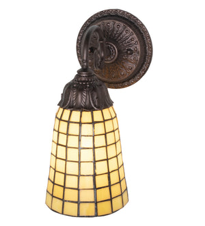 Meyda Tiffany - 74055 - One Light Wall Sconce - Geometric - Mahogany Bronze