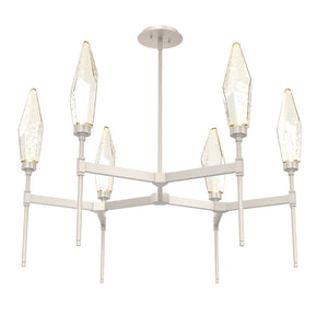 Hammerton Studio - CHB0050-37-BS-CA-001-L1 - LED Chandelier - Rock Crystal - Beige Silver