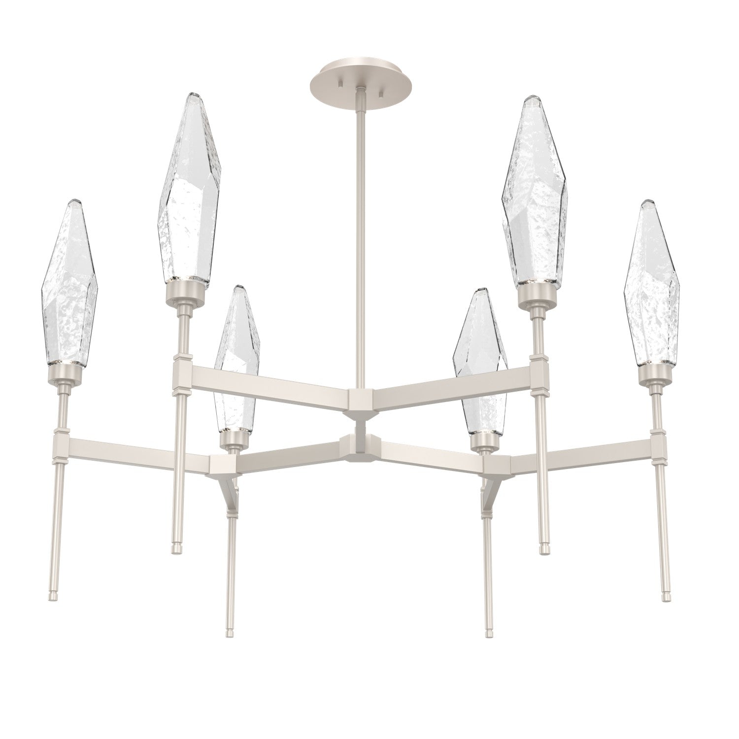 Hammerton Studio - CHB0050-37-BS-CC-001-L1 - LED Chandelier - Rock Crystal - Beige Silver