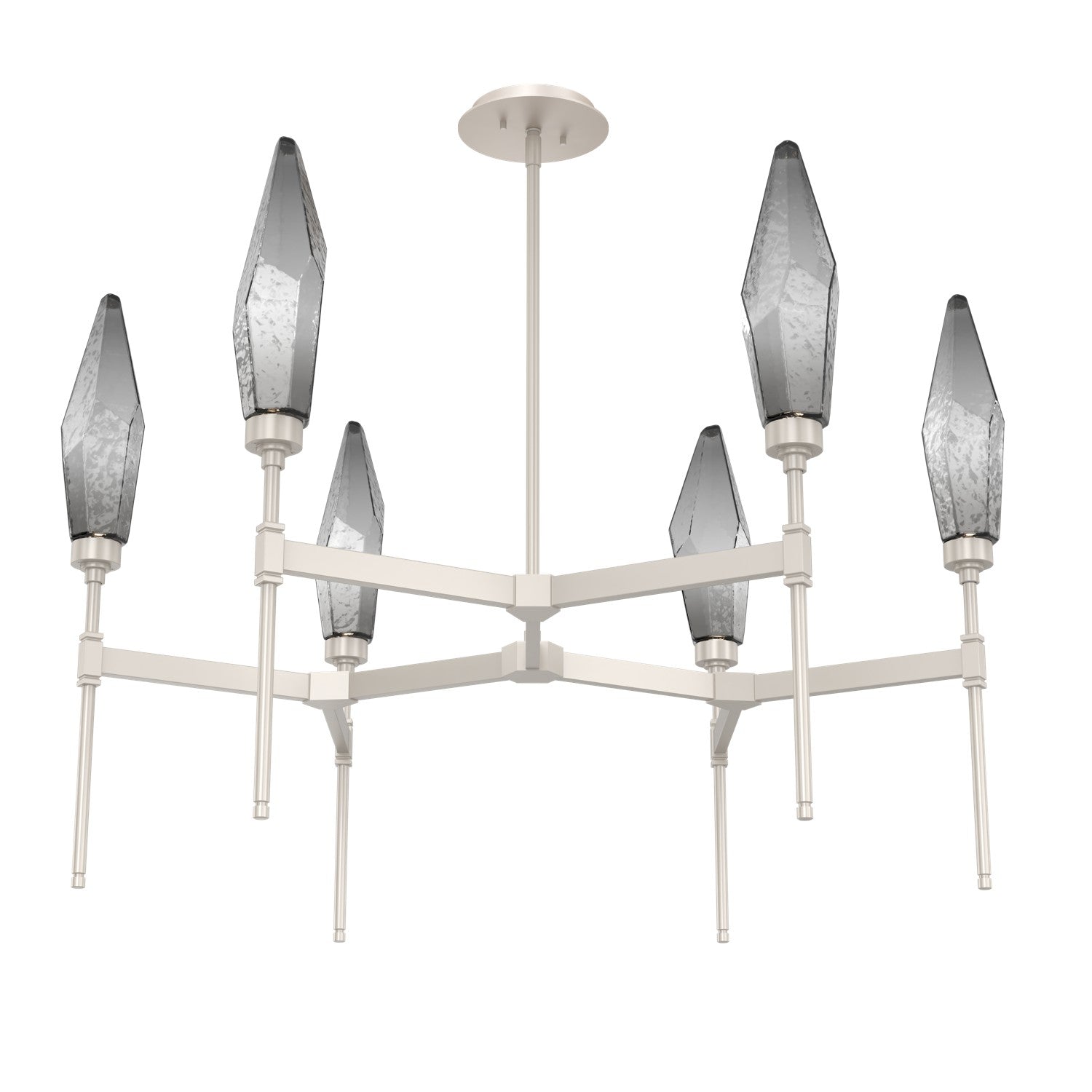 Hammerton Studio - CHB0050-37-BS-CS-001-L1 - LED Chandelier - Rock Crystal - Beige Silver