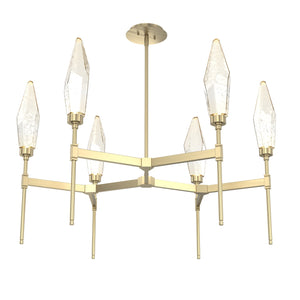 Hammerton Studio - CHB0050-37-HB-CA-001-L1 - LED Chandelier - Rock Crystal - Heritage Brass